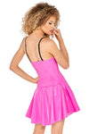 Black Level Pink Vinyl Dress - Angel Lingerie UK