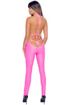 Cottelli Party Pink Jumpsuit - Angel Lingerie UK