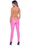 Cottelli Party Pink Jumpsuit - Angel Lingerie UK