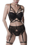 Grey Velvet Erotick Set 3 - Angel Lingerie UK