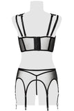 Grey Velvet Lingerie Set - Angel Lingerie UK