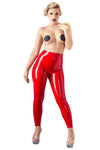 LATE-X Red Latex Leggings - Angel Lingerie UK