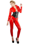 LATE-X Latex Catsuit Red - Angel Lingerie UK