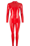 LATE-X Latex Catsuit Red - Angel Lingerie UK