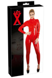 LATE-X Latex Catsuit Red - Angel Lingerie UK