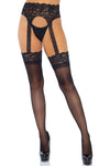 Leg Avenue Opaque Garterbelt Stockings - Angel Lingerie UK