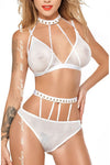 Me Seduce Dotty Set White - Angel Lingerie UK