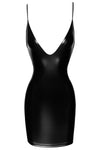 Noir Handmade Mini Powerwetlook Dress - Angel Lingerie UK