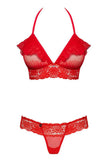 Obsessive Red Lingerie Set (S/M) - Angel Lingerie UK