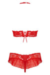 Obsessive Red Lingerie Set (S/M) - Angel Lingerie UK