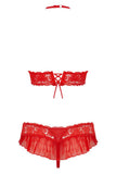 Obsessive Red Lingerie Set (S/M) - Angel Lingerie UK