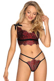 Obsessive RedEssia Lingerie Set - Angel Lingerie UK