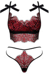 Obsessive RedEssia Lingerie Set - Angel Lingerie UK