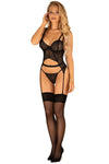 Obsessive Yaskana Basque Lingerie Set - Angel Lingerie UK