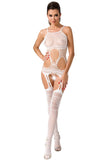 Passion BS047 Bodystocking White - Angel Lingerie UK