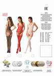 Passion BS051 Bodystocking White - Angel Lingerie UK