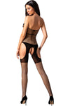 Passion Bodystocking BS079 Black - Angel Lingerie UK