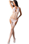 Passion Bodystocking BS079 White - Angel Lingerie UK