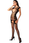 Passion Bodystocking BS082 Black - Angel Lingerie UK