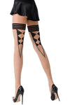 Passion Nocciola Brown Hold-Ups ST024 - Angel Lingerie UK