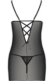 Passion Lovelia Chemise Black - Angel Lingerie UK