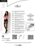 Passion Nero Black Stockings ST003 - Angel Lingerie UK