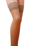 Passion Visone Brown/Bronze Stockings ST003 - Angel Lingerie UK