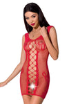 Passion Bodystocking BS073 Red - Angel Lingerie UK