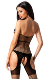 Passion Bodystocking BS079 Black - Angel Lingerie UK