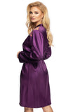 Irall Shelby Dressing Gown Purple - Angel Lingerie UK