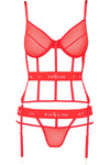 Passion Kyouka Corset Red - Angel Lingerie UK