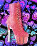 Pleaser Pink ADORE 1020G Boots - Angel Lingerie UK